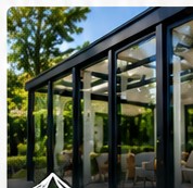 Glazen veranda